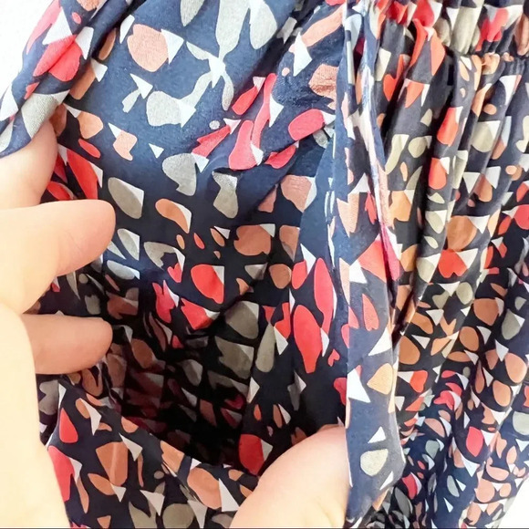 Liquid New York Silk Sleeveless Ruffle Dress‎ Size 0 Pockets - Picture 4 of 8